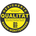 Das Qualitätszeichen Baden Württemberg steht für Frische und Qualität!